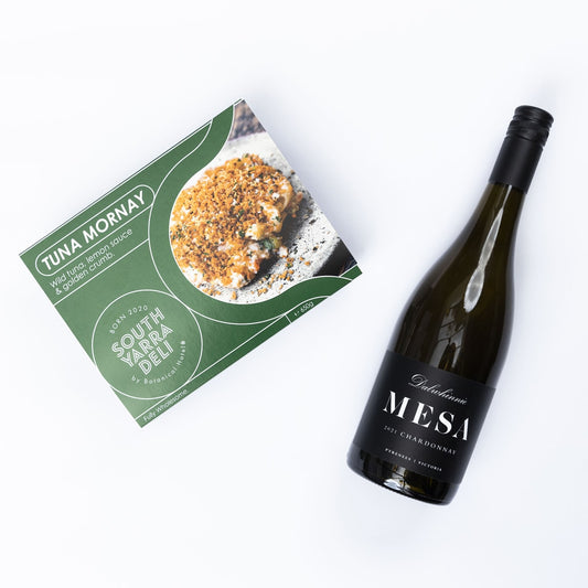 Meal Bundle — Tuna Mornay + 2021 DALWHINNIE MESA CHARDONNAY, PYRENEES